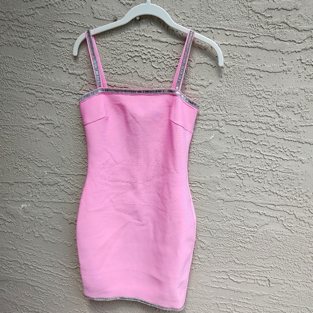 Fashion Nova Barbie Pink Bodycon Mini - Picture 5 of 11